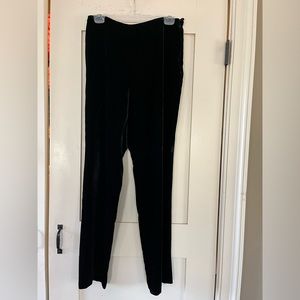 Eileen Fisher black velvet pants, size Small!